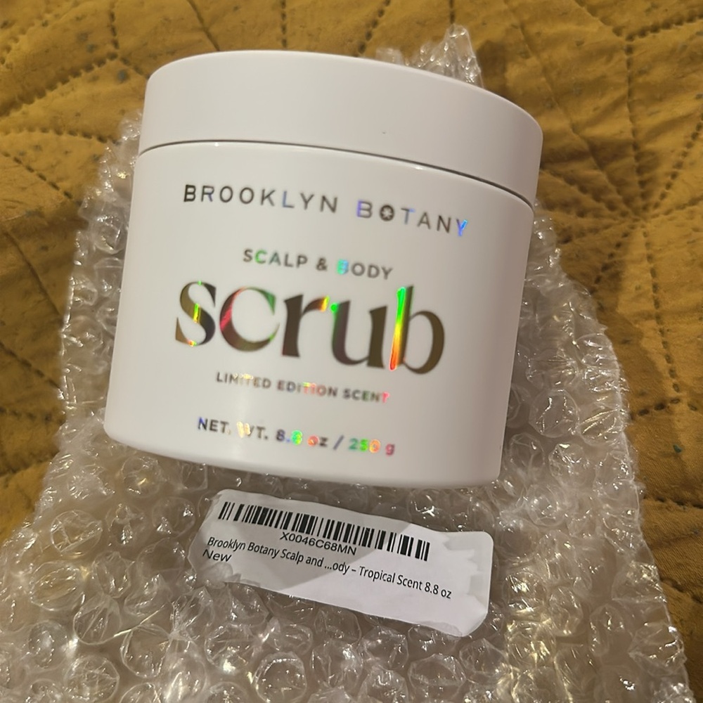 Brooklyn Botany Scalp & Body Sugar Scrub Limited Edition Tropical Scent - Picture 5 of 5